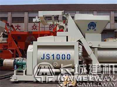 鄭州長城建機JS系列強制式混凝土攪拌機